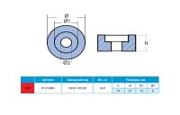 Анод магниевый Suzuki 01213MG от прозводителя Tecnoseal