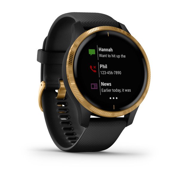 Garmin Venu - | Black with Gold Hardware