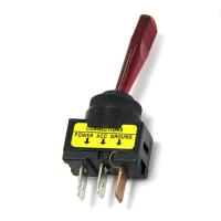 Переключатель двухпозиционный (вкл-выкл) с красным флажковым выключателем с подсветкой 167 от прозводителя TMC