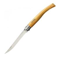 Нож филейный Opinel №12, нержавеющая сталь, рукоять оливковое дерево, 001145 001145 от прозводителя Opinel
