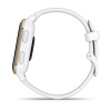 Garmin Venu Sq 2 - 40 мм | Cream Gold Aluminium Bezel with White Case and Silicone Band