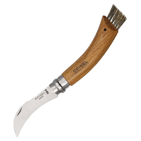 Нож грибника Opinel №8,  нержавеющая сталь, рукоять дуб, чехол, деревянный футляр, 001327 001327 от прозводителя Opinel