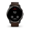 Garmin Venu Sq - Music Edition | Slate Aluminium Bezel with Black Case and Silicone Band