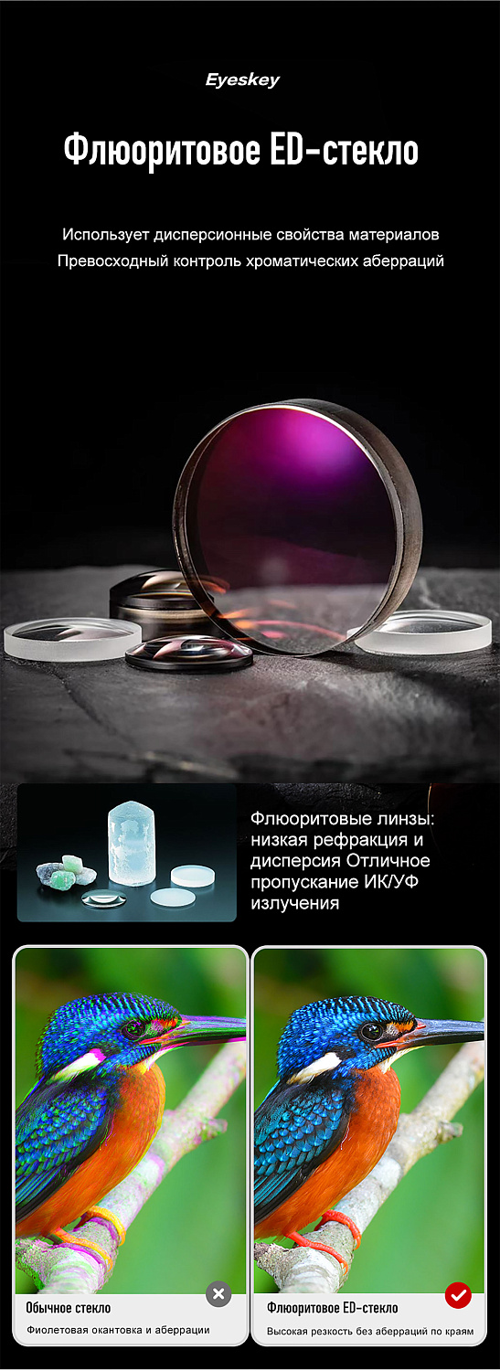 Бинокль Eyeskey Stellar - 10x42