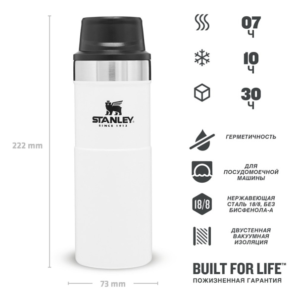 Термокружка STANLEY Classic Trigger Action 0.47L One hand 2.0 10-06439-032 от прозводителя STANLEY