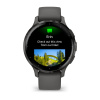 Garmin Venu 3s - 41 мм | Slate stainless steel bezel with pebble grey case and silicone band