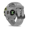 Garmin Approach S70 - 42 мм | Black/Amp Yellow Ceramic Bezel with Powder Grey Silicone Band