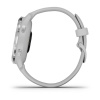 Garmin Venu 2s - 40 мм Премиум-функции | Silver Stainless Steel Bezel with Mist Grey Case and Silicone Band