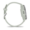 Garmin Venu 3s - 41 мм | Silver stainless steel bezel with sage grey case and silicone band