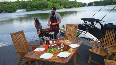Газовый гриль O-GRILL 500MТ bicolor black-green + адаптер А 500MT_GREEN от прозводителя O-GRILL