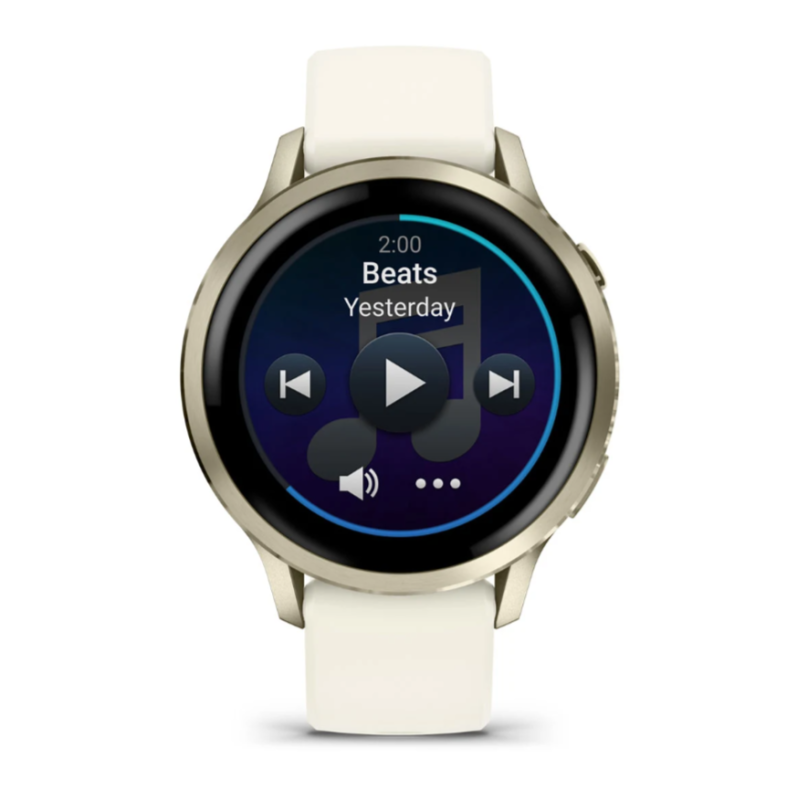 Garmin Venu 4 - 41 мм | Slate with Black Silicone Band