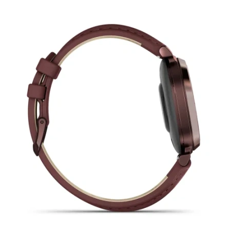 Garmin Lily 2 Classic - Lily 2 Classic | Dark Bronze with Mulberry Leather Band