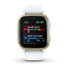 Garmin Venu Sq 2 - 40 мм | Cream Gold Aluminium Bezel with White Case and Silicone Band