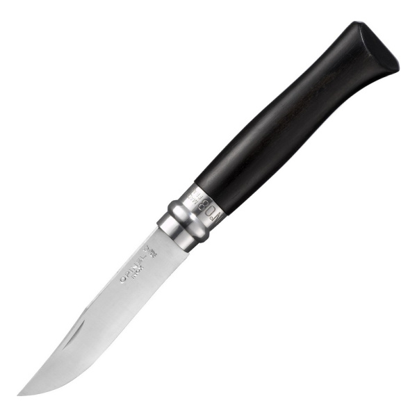 Нож Opinel №8, нержавеющая сталь, рукоять эбеновое дерево, подарочная упаковка, 001352 001352 от прозводителя Opinel