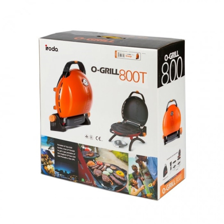 Газовый гриль O-GRILL 800T red + адаптер А 800T_RED от прозводителя O-GRILL
