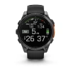 Garmin Fenix 8 - 47 мм AMOLED | Slate grey with Black silicone band