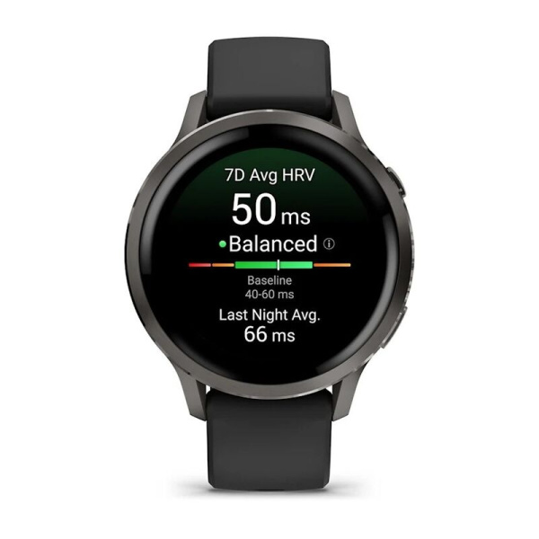 GARMIN VENU 4 – 41 mm Slate with Black Silicone Band 010-03013-02 010-03013-02 от прозводителя Garmin