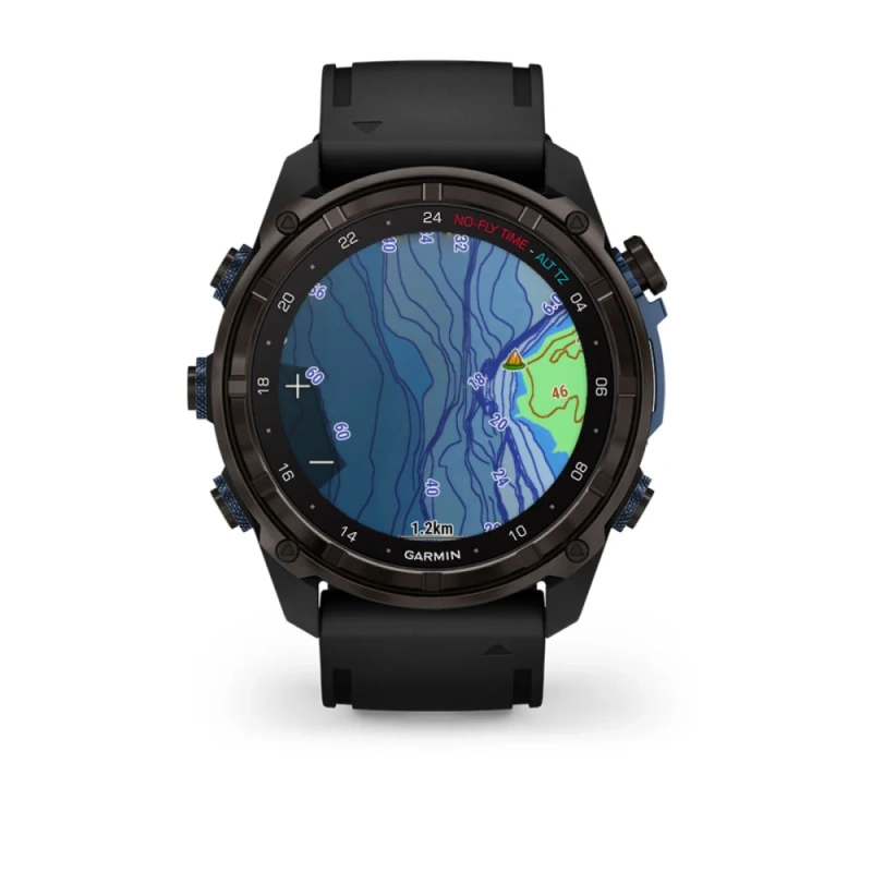 Garmin Descent Mk3i - 51 мм | Carbon grey DLC black silicone band