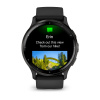 Garmin Venu 3 - 45 мм | Slate stainless steel bezel with black case and silicone band
