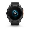 Garmin Fenix 8 - 51 мм AMOLED | Slate grey with Black silicone band