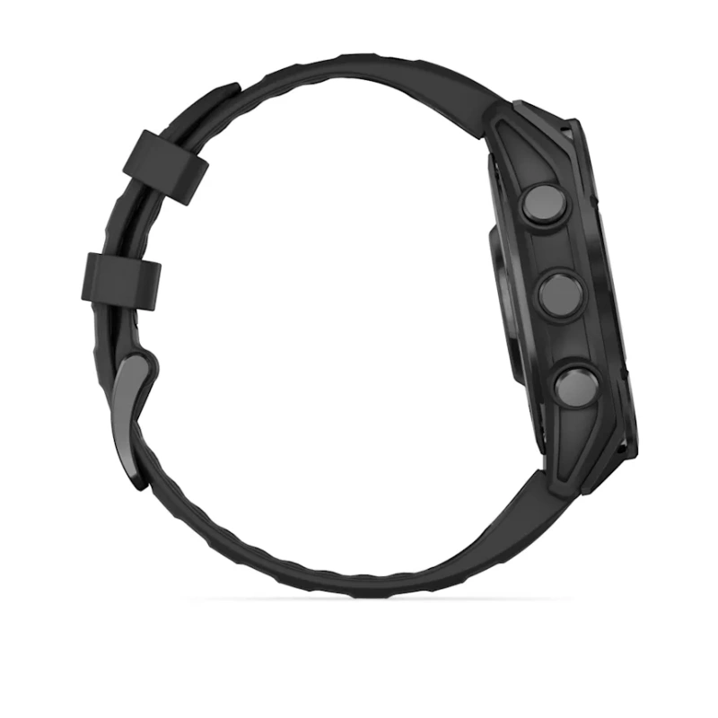 Garmin Fenix 8 - 47 мм AMOLED | Slate grey with Black silicone band