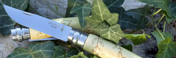 Нож Opinel №7 Nature, нержавеющая сталь, рукоять самшит, гравировка листья, 001551 001551 от прозводителя Opinel