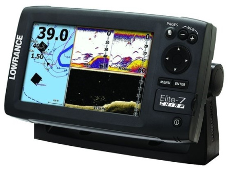 Lowrance Elite-7 CHIRP (50/200+455/800kHz)