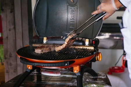 Газовый гриль O-GRILL 500MТ bicolor black-green + адаптер А 500MT_GREEN от прозводителя O-GRILL
