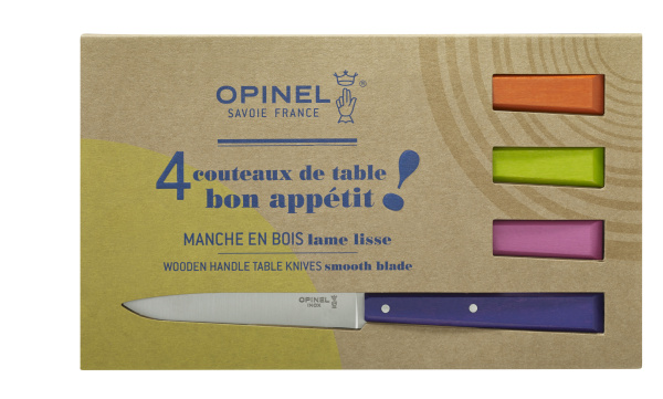 Набор столовых ножей Opinel POP N°125 , дерев. рукоять, нерж, сталь, кор. 001532 001532 от прозводителя Opinel