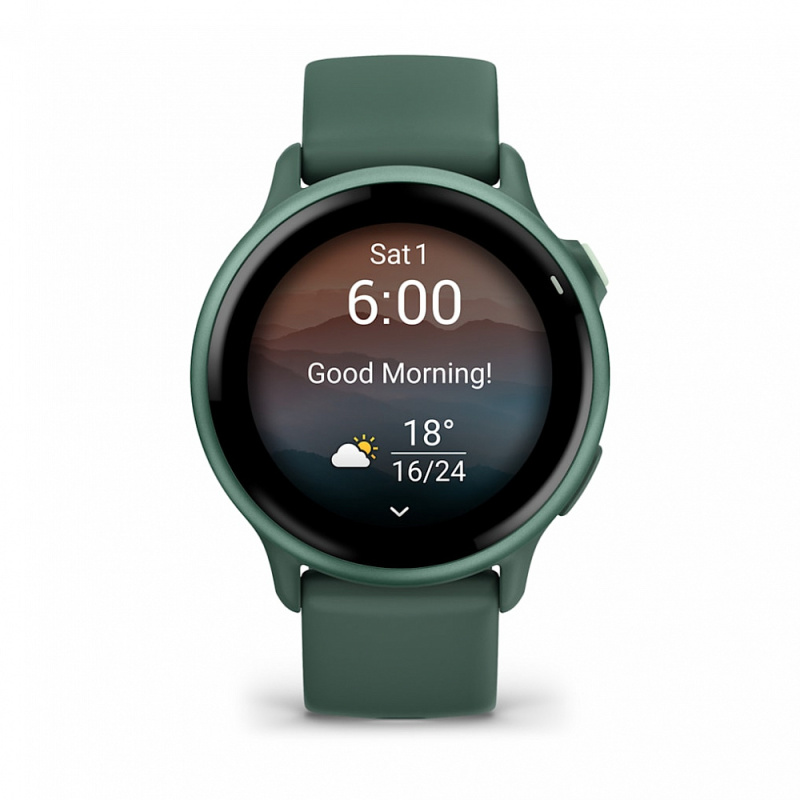 Garmin Vivoactive 6 | Metallic Jasper Green with Jasper Green Band